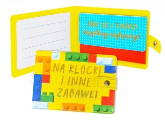Portfelik Na klocki i inne zabawki lego - Kukartka