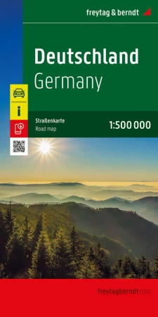 Mapa Niemcy 1:500 000 - Opracowanie zbiorowe