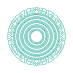 Zestaw wykrojników - Koła z ornamentem 5szt - Dalprint dpCraft