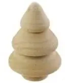 Choinki drewniane 2szt - Titanum