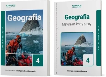 GEOGRAFIA 4 PODRĘCZNIK + MATURALNE KARTY PRACY ROZSZERZONY OPERON 2022 LO - Sławomir Kurek, Sebastian Ropel, Zbignew Zaniewicz