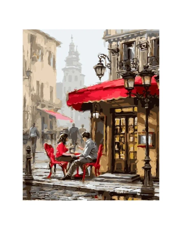 Malowanie po numerach. Kawiarnia w Londynie - Twoje Hobby