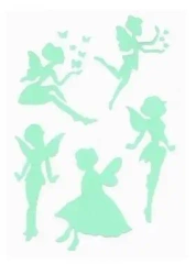 Szablon Silhouette Wróżki - Fandy