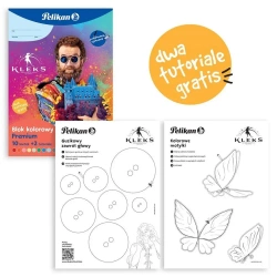 Blok kreatywny A4/10K + 2 tutoriale kolorowy - PELIKAN