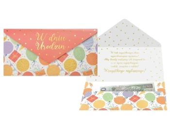 Koperta podarunkowa Urodziny - Kukartka