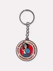 Brelok I love Warsaw Syrenka