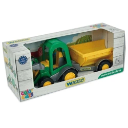 Farmer traktor ładowarka z przyczepą - WADER