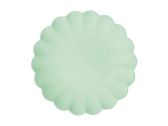 Talerzyki plastikowe szałwiowe 22x22cm 4szt - PartyDeco