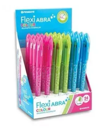 Długopis ścieralny Flexi Abra Colour(24szt)PENMATE - Penmate
