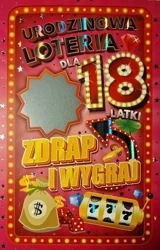 Karnet Urodziny 18 damskie - YEKU