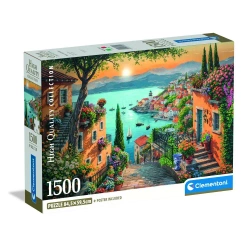 Puzzle 1500 Steps To The Harbor - Clementoni