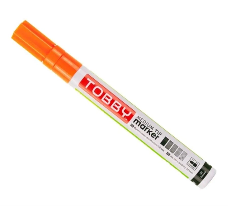 Marker olejowy jasnopomarańczowy UV - Tobby