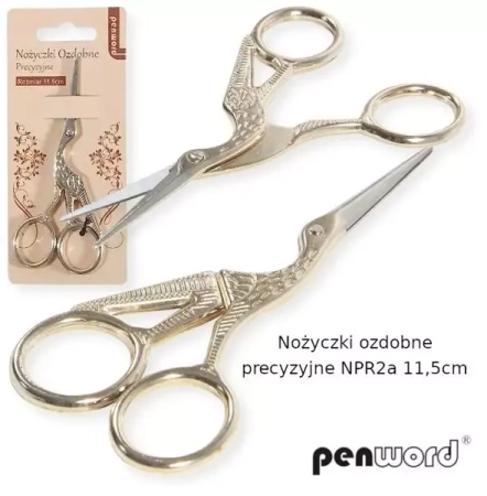 Nożyczki ozdobne precyzyjne 11,5cm - Penword