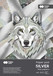 Blok Hobby Silver A4 150-230g 10ark HAPPY COLOR - GDD