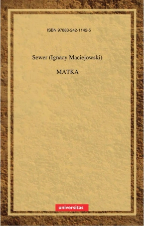 eBook Matka - Sewer Ignacy Maciejowski