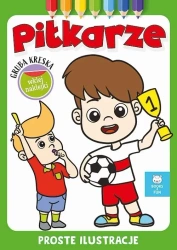 Gruba kreska. Piłkarze - praca zbiorowa