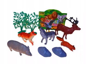 Zwierzęta leśne 10cm 6szt w worku HP0404