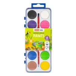 Farbki akwarelowe 12 kolorów EASY - Easy Stationery