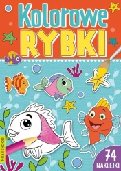 Kolorowe rybki z naklejkami - praca zbiorowa