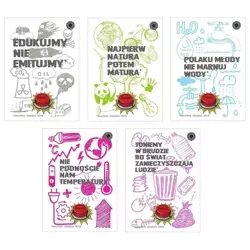 Zeszyt A5/80K kratka Panic (5szt) - Ziemia Obiecana