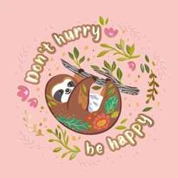 Karnet KW Leniwiec na gałęzi - Henry