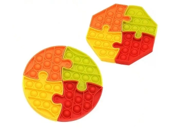 Pop it antystresowy 15cm 4el MIX - ADAR