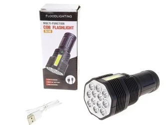 Latarka z ładowarką USB - ADAR