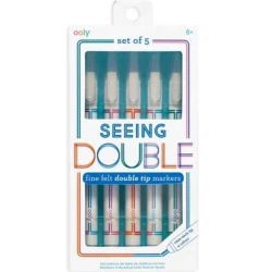 Cienkopisy podwójnie piszące Seeing Double 5szt - ooly