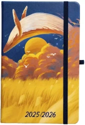 Kalendarz szkolny 2025/26 A5 tyg. Salsa delfin - praca zbiorowa