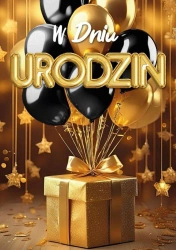 Karnet B6 3D Urodziny - Armin Style