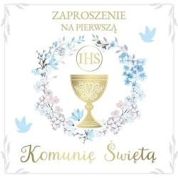 Zaproszenie Komunia (10szt) - Armin Style