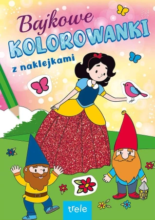 Bajkowe kolorowanki. Bajkowe postaci - Opracowanie zbiorowe
