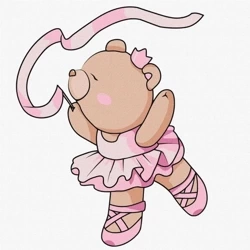 Malowanie po numerach - Balerina Kids 25x25cm - Ideyka