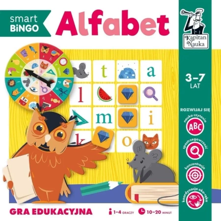 Gra edukacyjna - Alfabet. Smart Bingo - Izabela Gołaszewska