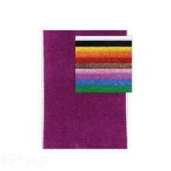 Pianka samoprzylepna A4 brokatowa 10szt - Dalprint dpCraft