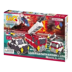 Klocki edukacyjne Emergency Vehicles - LaQ