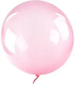 Balon Bubble różowy - Arpex