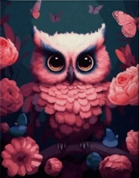 Diamentowa Mozaika Sowa różowa NO-1009989 - Norimpex