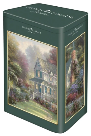 Puzzle 500 PQ T. Kinkade puszka Ogród wiktoriański 110798 - Schmidt Puzzle