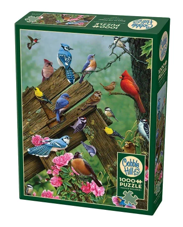 Puzzle 1000 Ptaki leśne 112251 - Cobble Hill