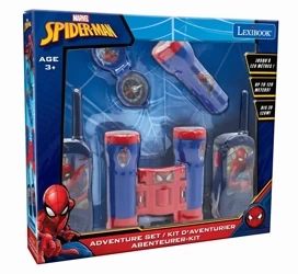 Zestaw przygodowy Spider-Man z krótkofalówkami, lornetką i kompasem RPTW12SP - Lexibook