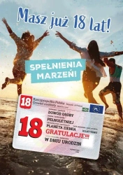 Karnet urodziny 18 - praca zbiorowa