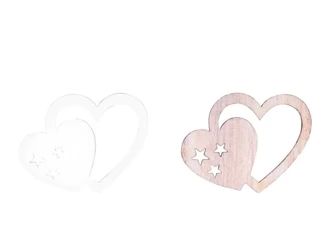 Serca dekoracja 2,5cm 12szt - MFP