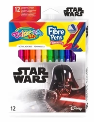 Flamastry Colorino Kids 12 kolorów Star Wars - PATIO