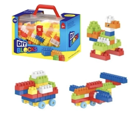 Klocki konstrukcyjne w walizce 220el - Maksik