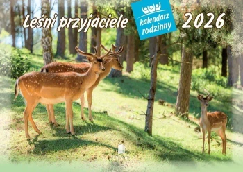 Kalendarz 2026 rodzinny Leśni przyjaciele - Lucrum