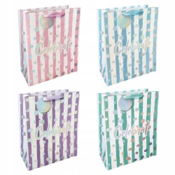 Torba prezentowa 26x32 Celebrate pastelowa mix