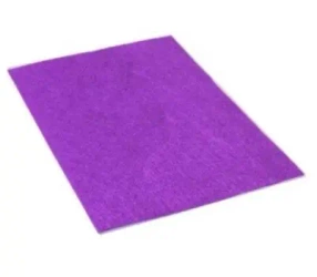 Filc dekoracyjny fioletowy 20x30cm 10szt - Penword