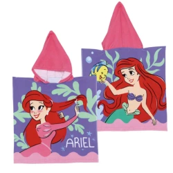 Ponczo kąpielowe mała syrenka Arielka - Kids Euroswan