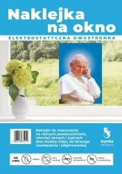Naklejka na okno Jan Paweł II A5 - Kunke
